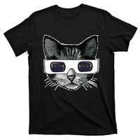 Solar Eclipse Cat Wearing Solar Eclipse Glasses T-Shirt