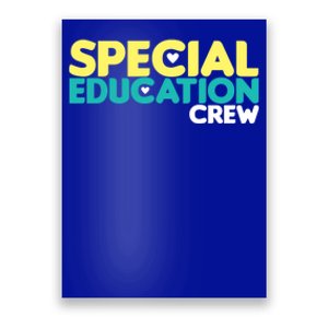 Special Education Crew Special Education Teacher Gift Poster