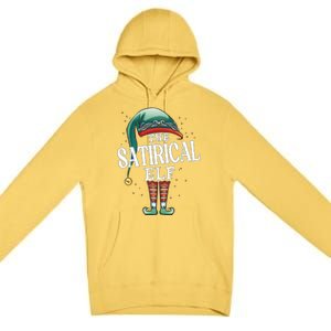 Satirical Elf Christmas Group Xmas Pajama Party Cute Gift Premium Pullover Hoodie