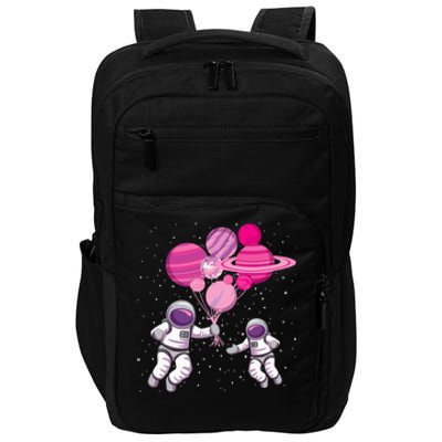 Space Exploration Cosmonaut Spaceman Alien Spaceship Impact Tech Backpack