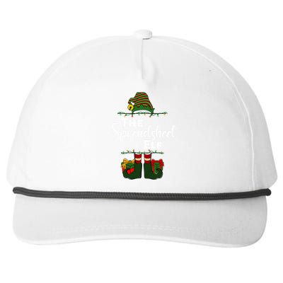 Spreadsheet Elf Christmas Tee Accountant Bookkeeper CPA Data Snapback Five-Panel Rope Hat