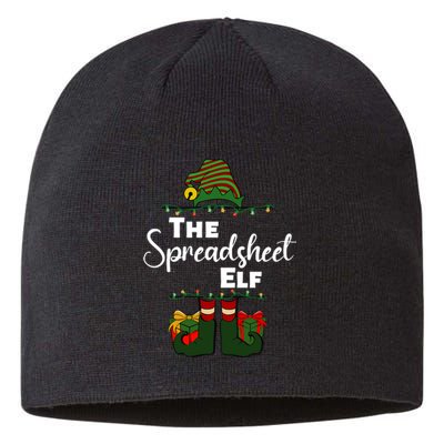 Spreadsheet Elf Christmas Tee Accountant Bookkeeper CPA Data Sustainable Beanie