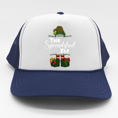 Spreadsheet Elf Christmas Tee Accountant Bookkeeper CPA Data Trucker Hat