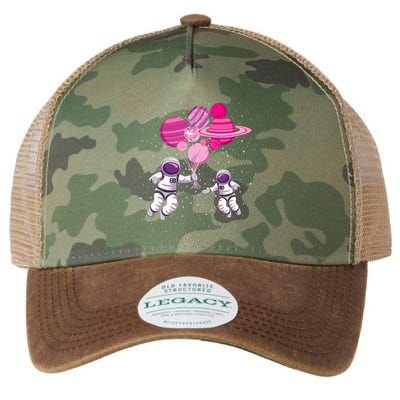 Space Exploration Cosmonaut SpaceMan Alien Spaceship Legacy Tie Dye Trucker Hat