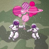 Space Exploration Cosmonaut SpaceMan Alien Spaceship Legacy Tie Dye Trucker Hat