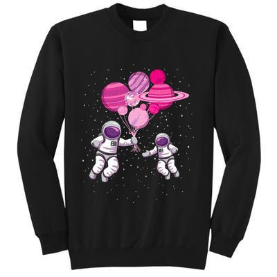Space Exploration Cosmonaut SpaceMan Alien Spaceship Sweatshirt