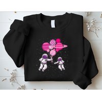 Space Exploration Cosmonaut SpaceMan Alien Spaceship Sweatshirt