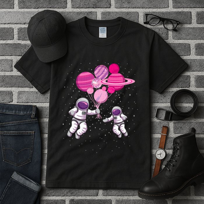 Space Exploration Cosmonaut SpaceMan Alien Spaceship Tall T-Shirt