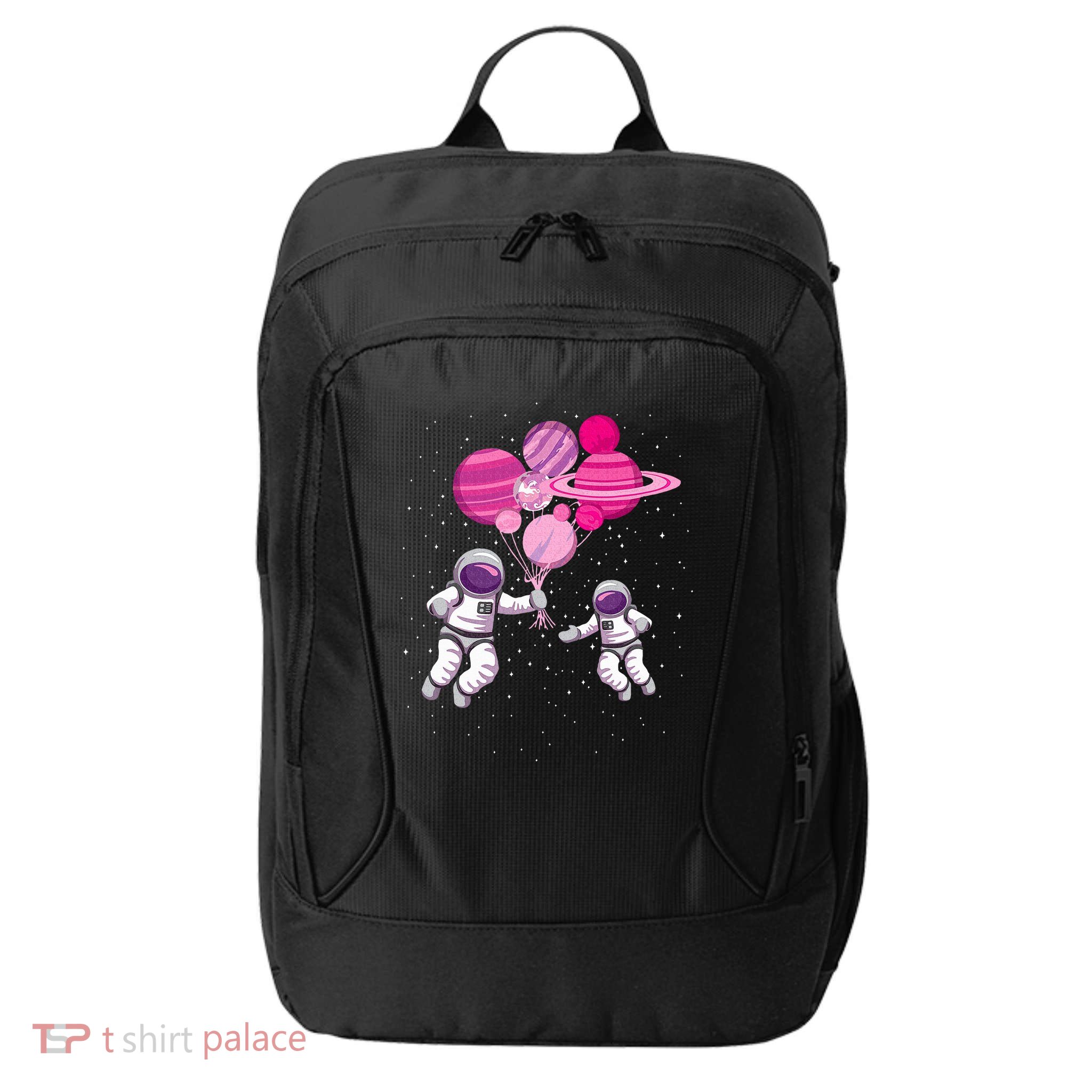 Space Exploration Cosmonaut SpaceMan Alien Spaceship City Backpack