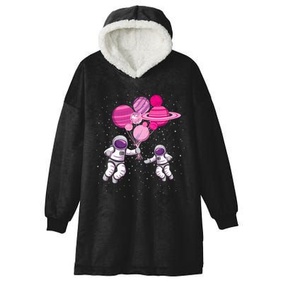 Space Exploration Cosmonaut SpaceMan Alien Spaceship Hooded Wearable Blanket