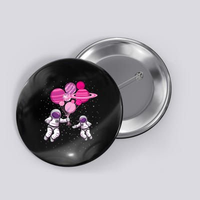 Space Exploration Cosmonaut SpaceMan Alien Spaceship Button
