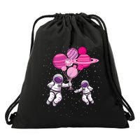 Space Exploration Cosmonaut SpaceMan Alien Spaceship Drawstring Bag