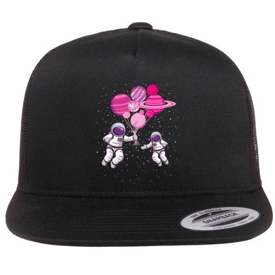 Space Exploration Cosmonaut SpaceMan Alien Spaceship Flatbill Hat