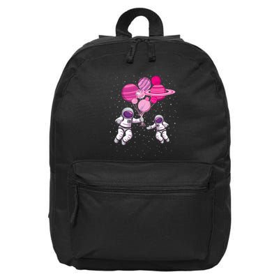 Space Exploration Cosmonaut SpaceMan Alien Spaceship 16 in Basic Backpack