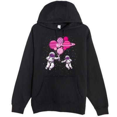 Space Exploration Cosmonaut SpaceMan Alien Spaceship Premium Pullover Hoodie