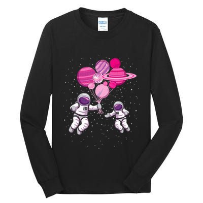 Space Exploration Cosmonaut SpaceMan Alien Spaceship Tall Long Sleeve T-Shirt