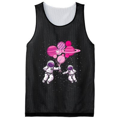 Space Exploration Cosmonaut SpaceMan Alien Spaceship Mesh Reversible Basketball Jersey Tank
