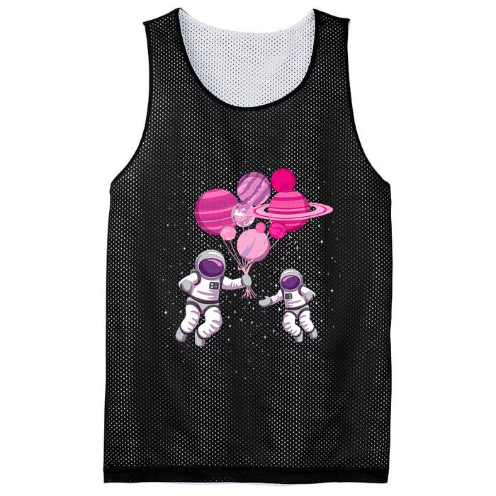 Space Exploration Cosmonaut SpaceMan Alien Spaceship Mesh Reversible Basketball Jersey Tank