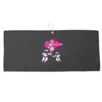 Space Exploration Cosmonaut SpaceMan Alien Spaceship Large Microfiber Waffle Golf Towel