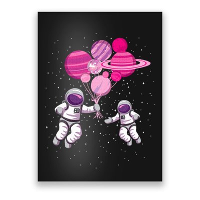 Space Exploration Cosmonaut SpaceMan Alien Spaceship Poster