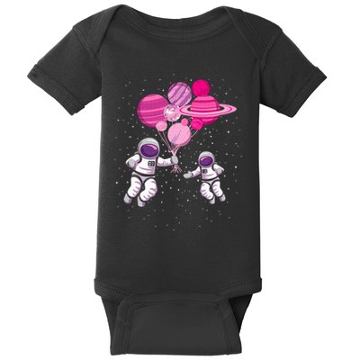 Space Exploration Cosmonaut SpaceMan Alien Spaceship Baby Bodysuit