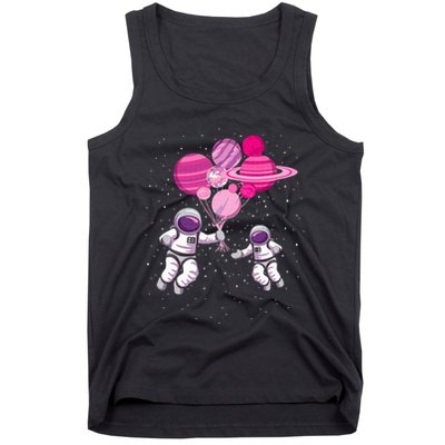 Space Exploration Cosmonaut SpaceMan Alien Spaceship Tank Top