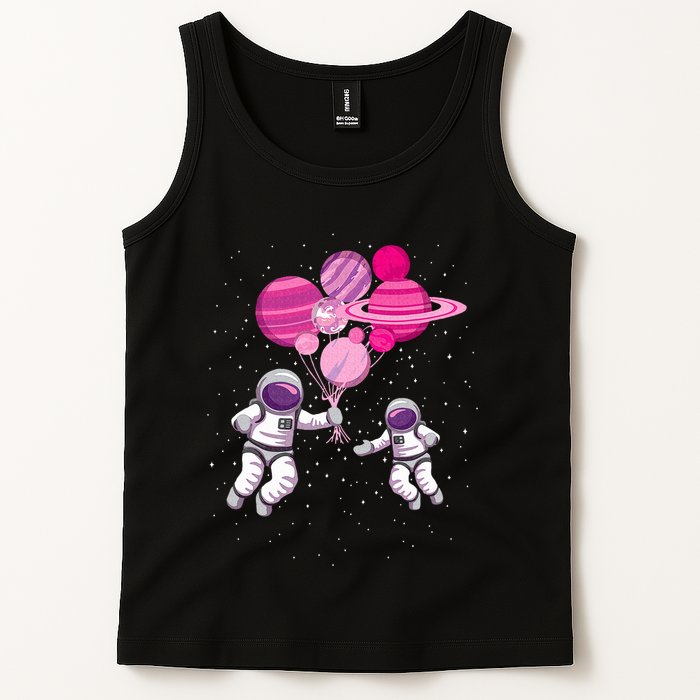 Space Exploration Cosmonaut SpaceMan Alien Spaceship Tank Top