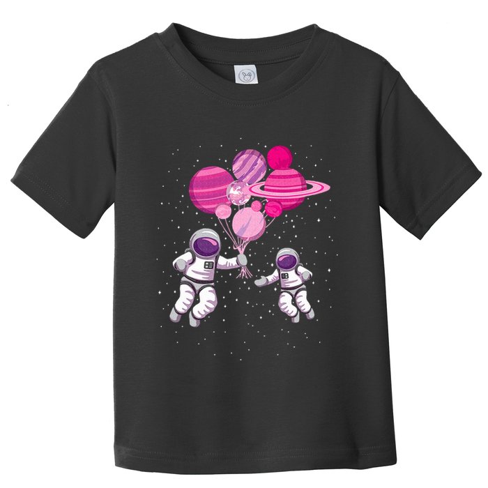 Space Exploration Cosmonaut SpaceMan Alien Spaceship Toddler T-Shirt