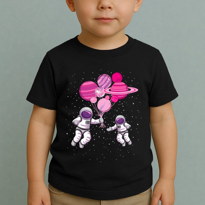 Space Exploration Cosmonaut SpaceMan Alien Spaceship Toddler T-Shirt