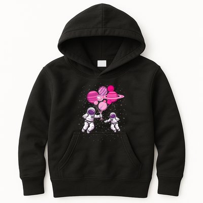 Space Exploration Cosmonaut SpaceMan Alien Spaceship Kids Hoodie