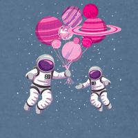 Space Exploration Cosmonaut SpaceMan Alien Spaceship Garment-Dyed Sweatshirt