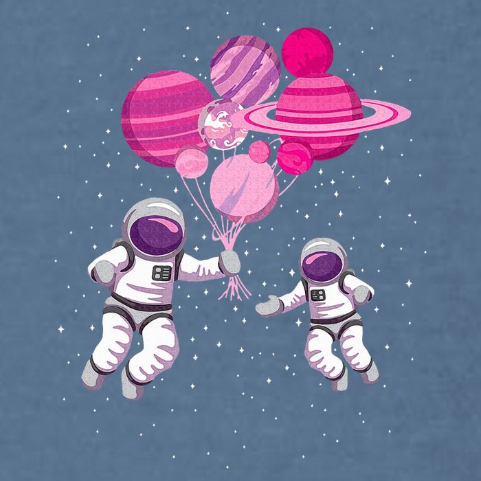 Space Exploration Cosmonaut SpaceMan Alien Spaceship Garment-Dyed Sweatshirt