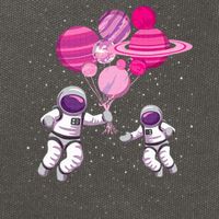 Space Exploration Cosmonaut SpaceMan Alien Spaceship Cotton Canvas Backpack