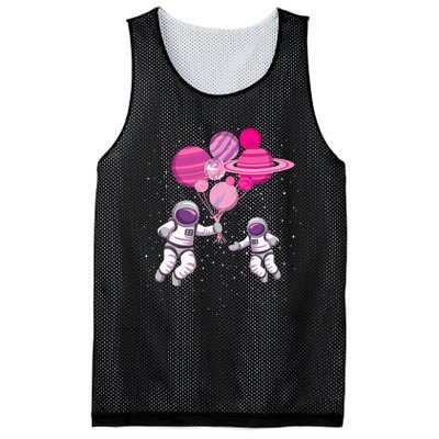 Space Exploration Cosmonaut Space Man Alien Spaceship Mesh Reversible Basketball Jersey Tank