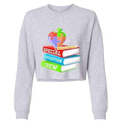 Special Education Crew Gift Special Education Teacher Gift Cropped Pullover Crew