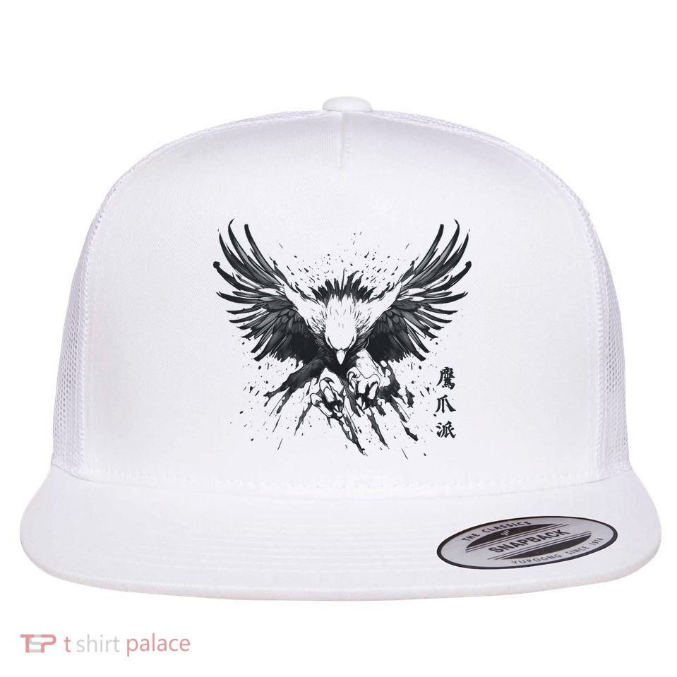 Shaolin Eagle Claw Kung Fu Flat Bill Trucker Hat