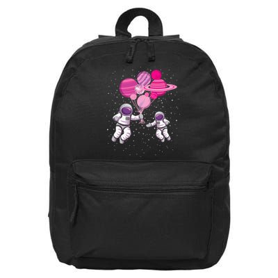 Space Exploration Cosmonaut SpaceMan Alien Spaceship 16 in Basic Backpack