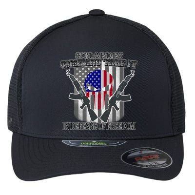 Second Amendment Come & Take It In Defense Of Freedom Flexfit Unipanel Trucker Cap