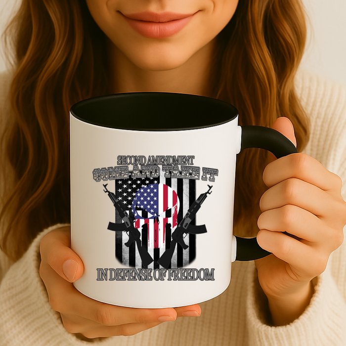 Second Amendment Come & Take It In Defense Of Freedom Mug