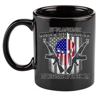 Second Amendment Come & Take It In Defense Of Freedom 11oz C Handle Ceramic Mug