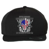 Second Amendment Come & Take It In Defense Of Freedom Wool Snapback Cap