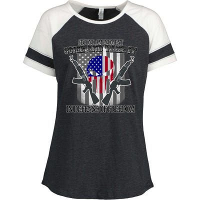 Second Amendment Come & Take It In Defense Of Freedom Enza Ladies Jersey Colorblock Tee