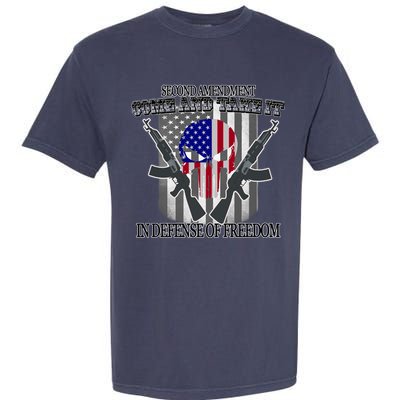 Second Amendment Come & Take It In Defense Of Freedom Garment-Dyed Heavyweight T-Shirt