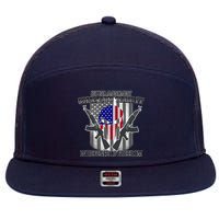Second Amendment Come & Take It In Defense Of Freedom 7 Panel Mesh Trucker Snapback Hat