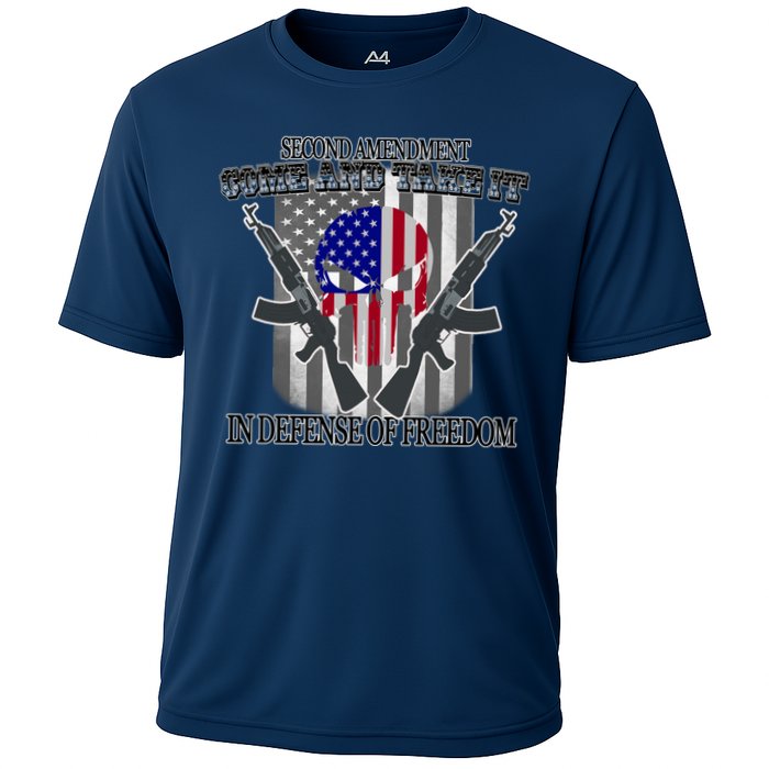 Second Amendment Come & Take It In Defense Of Freedom Cooling Performance Crew T-Shirt