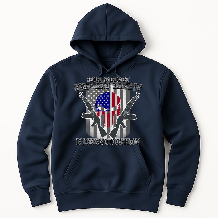 Second Amendment Come & Take It In Defense Of Freedom Hoodie