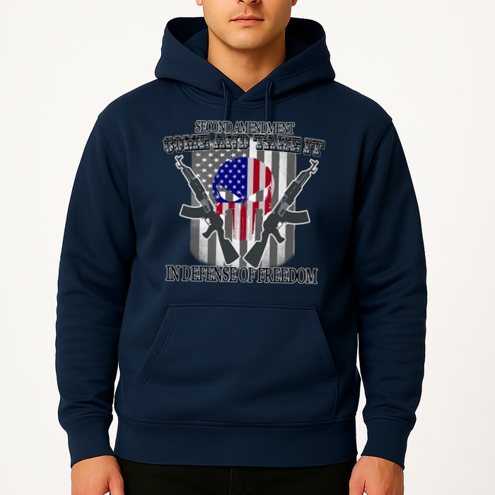 Second Amendment Come & Take It In Defense Of Freedom Hoodie
