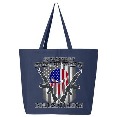 Second Amendment Come & Take It In Defense Of Freedom 25L Jumbo Tote