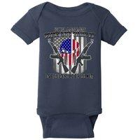 Second Amendment Come & Take It In Defense Of Freedom Baby Bodysuit