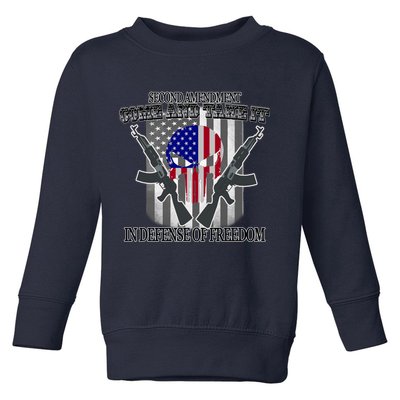 Second Amendment Come & Take It In Defense Of Freedom Toddler Sweatshirt